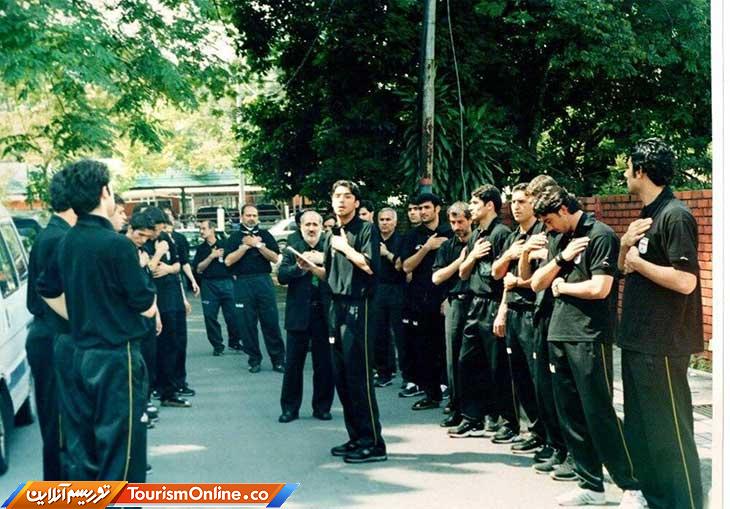 عزاداری بازیکنان فوتبال