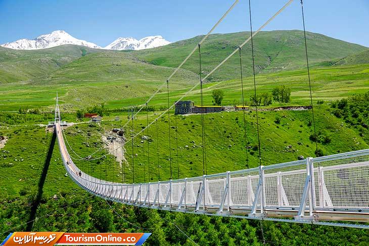 پل معلق مشکین شهر اردبیل