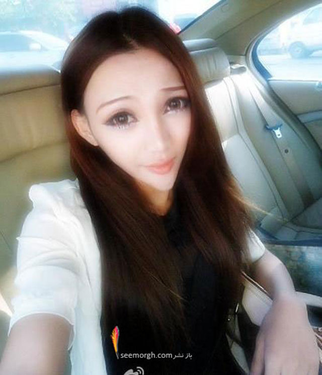 دختر صورت مثلثی