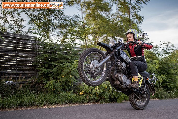 موتورسوار زن