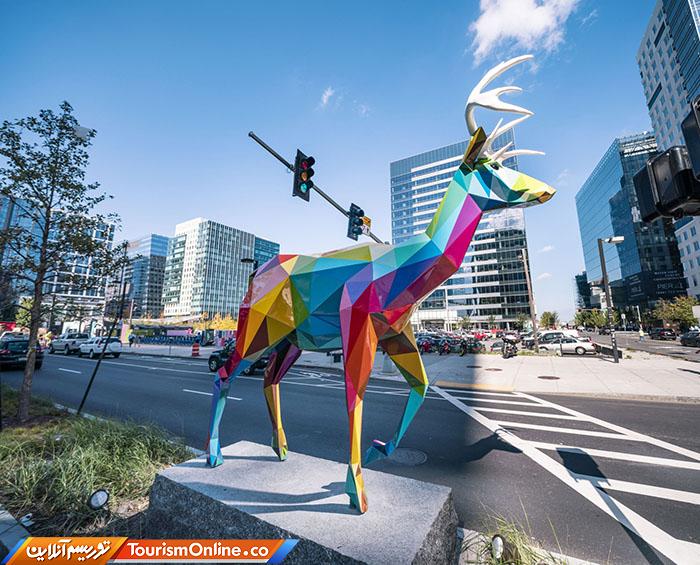 مجسمه های رنگی