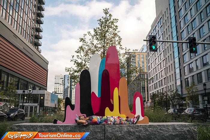 مجسمه های رنگی