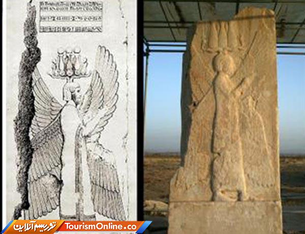 سنگ نبشته هخامنشی انسان بالدار