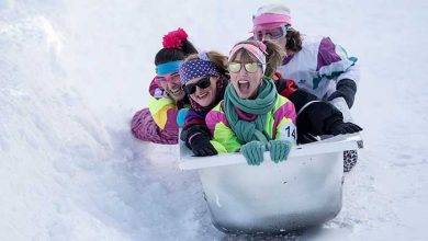 اسکی با وان حمام