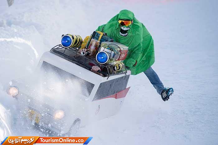 اسکی با وان حمام