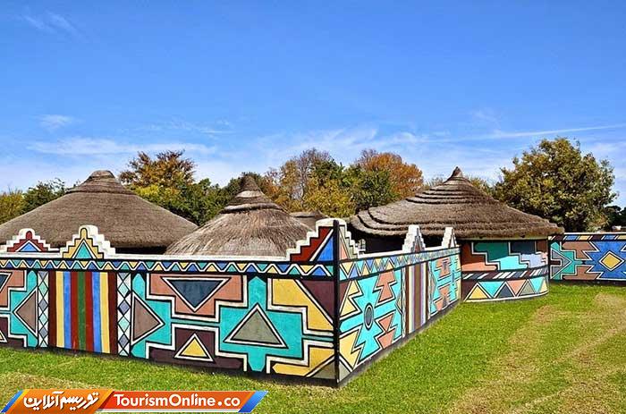 خانه های رنگی