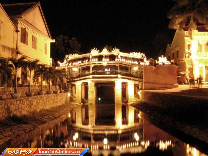 پل ژاپنی در شهر ویتنامی -Hoi an