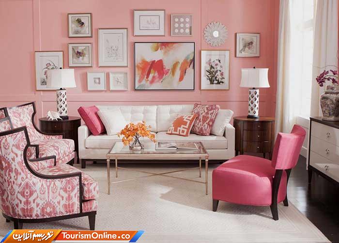 دکوراسیون صورتی