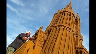 مجسمه های شنی