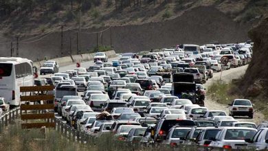 ترافیک جاده چالوس