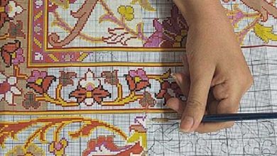 نقشه فرش ایرانی