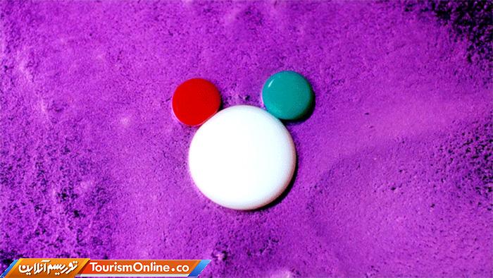 حباب های رنگی