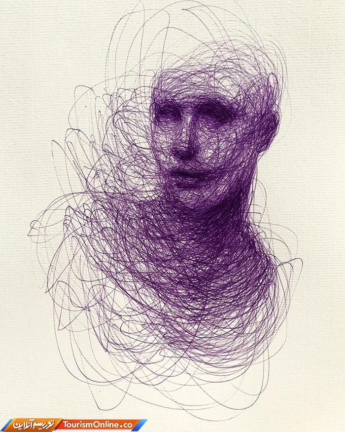 نقش های خط خطی