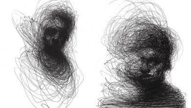 نقش های خط خطی