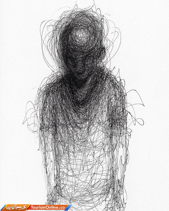 نقش های خط خطی