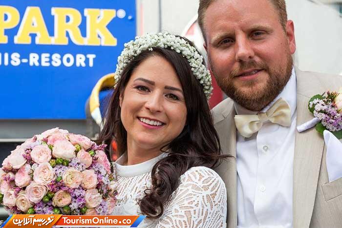 مراسم ازدواج یک زوج