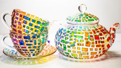 نقاشی روی ظرف