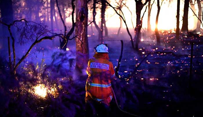 آتش سوزی جنگلی در استرالیا