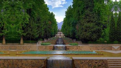 حوض‌های باغ شازده ماهان