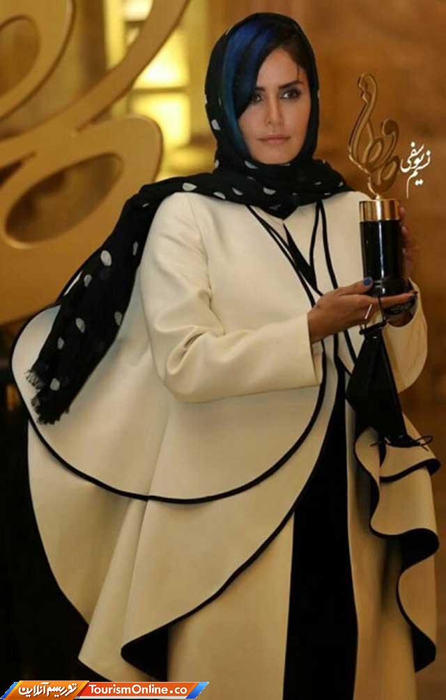 مدل مانتو بازیگران در جشن حافظ