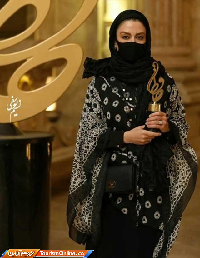 مدل مانتو بازیگران در جشن حافظ