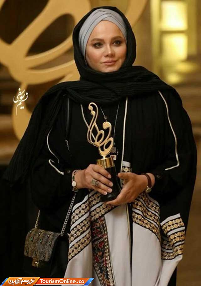 مدل مانتو بازیگران در جشن حافظ