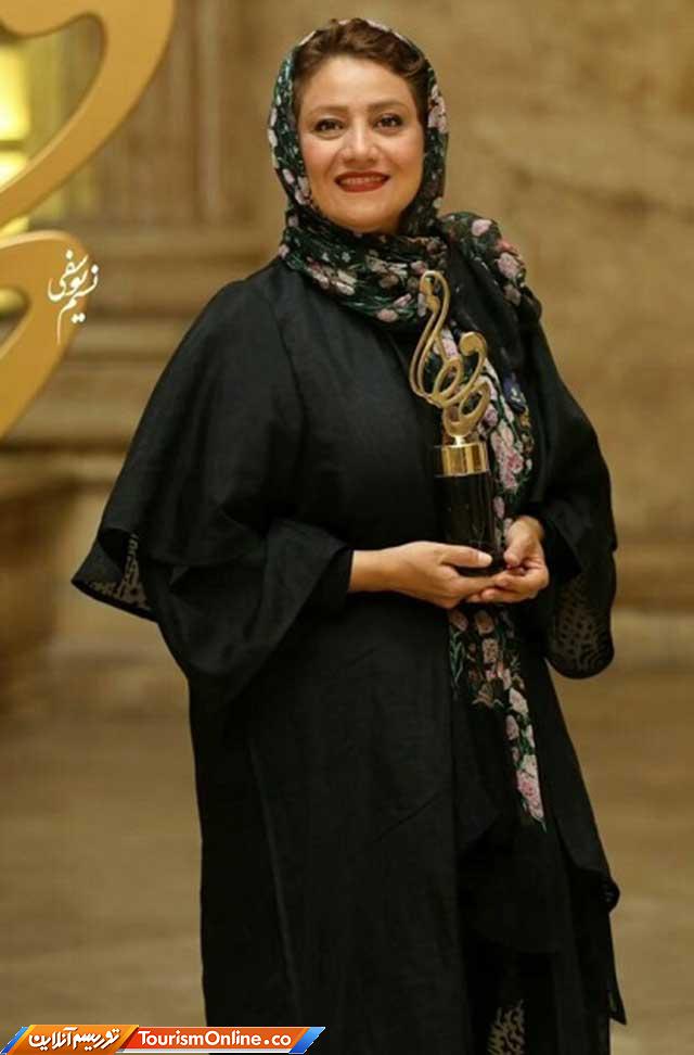 مدل مانتو بازیگران در جشن حافظ