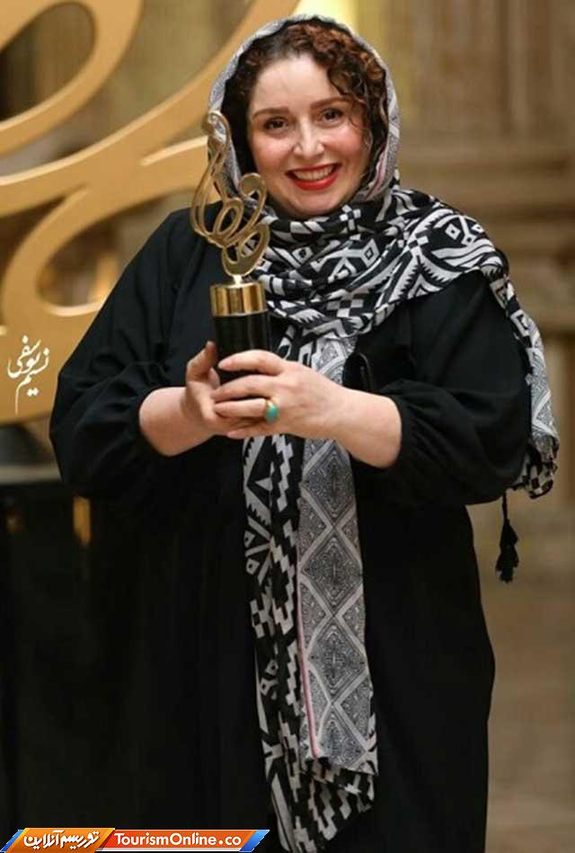 مدل مانتو بازیگران در جشن حافظ