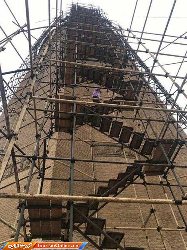 مرمت بلندترین برج آجری جهان