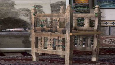 مرمت منبر چوبی