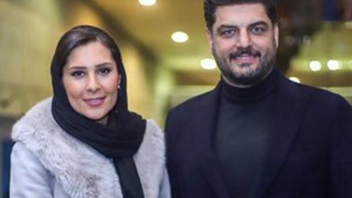 سام درخشانی و همسرش