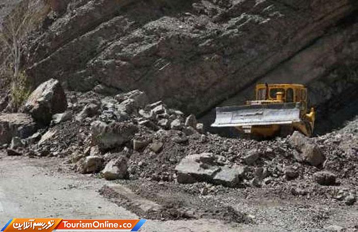 مسدود بودن جاده چالوس