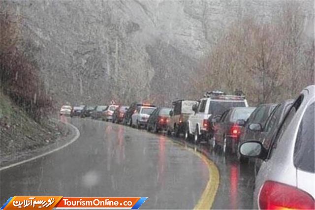 برف و باران در جاده‌ها