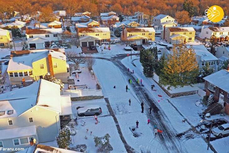 برف در نیویورک