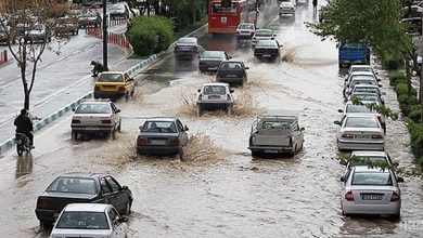 بارش شدید باران