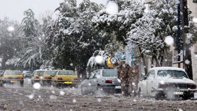 بارش شدید برف