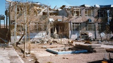 بمباران مدرسه