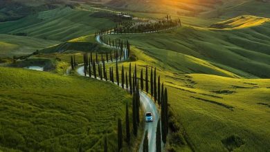 زیباترین غروب خورشید