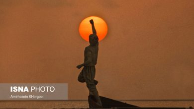 بندرعباس به وقت غروب