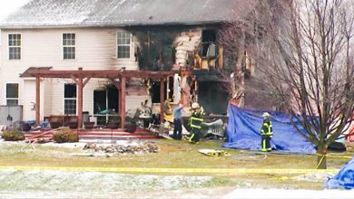 برخورد هواپیما با خانه در آمریکا