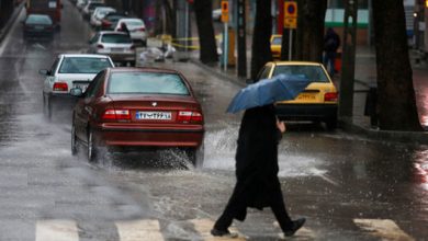 هشدار هواشناسی رگبار