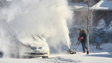 بارش برف تگزاس