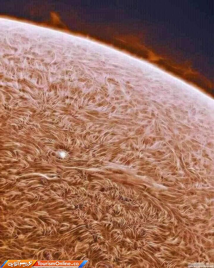 واضح ترین عکس از خورشید