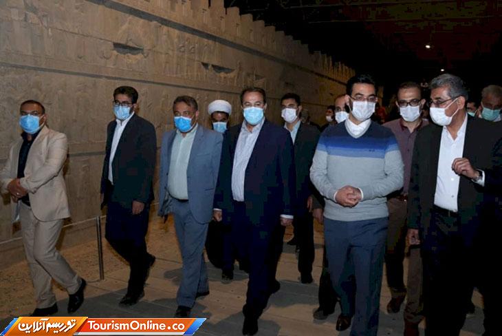 بازدید وزیر ارتباطات از تخت جمشید
