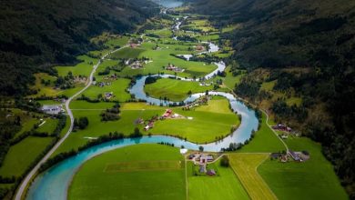 دره زیبا در نروژ