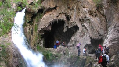 آبشار آتشگاه لردگان چهارمحال و بختیاری