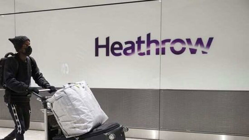 کرونا فرودگاه انگلیس