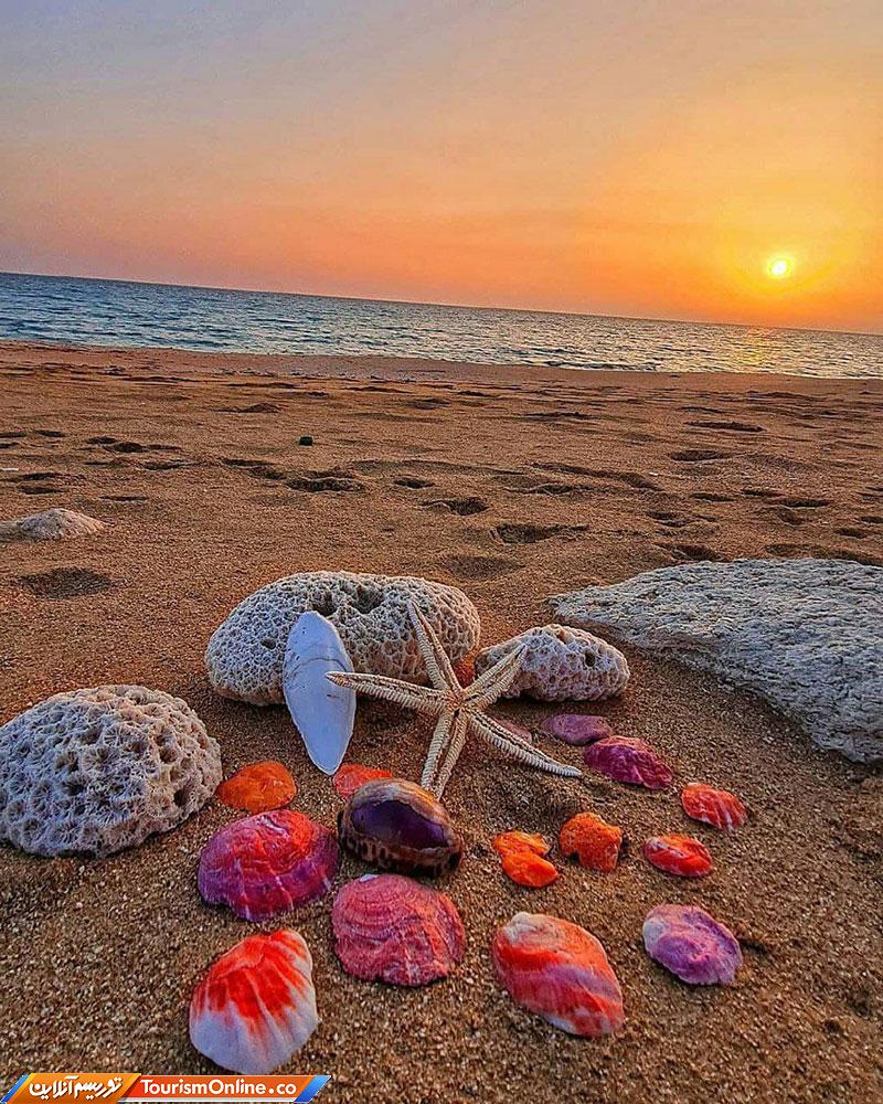 ژیبایی های ساحل خلیج فارس