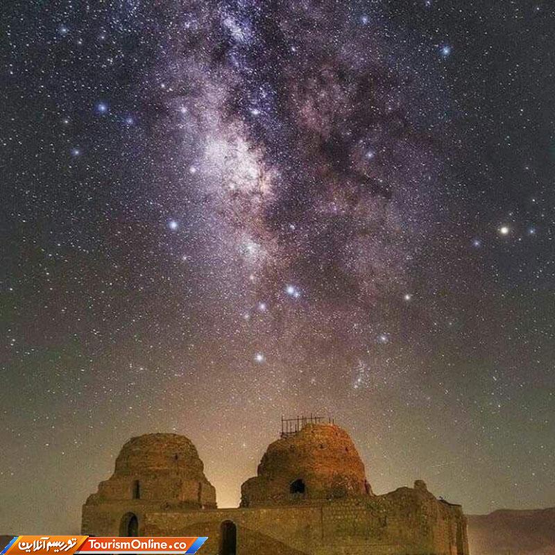 کهکشان راه شیری و کاخ ساسانی