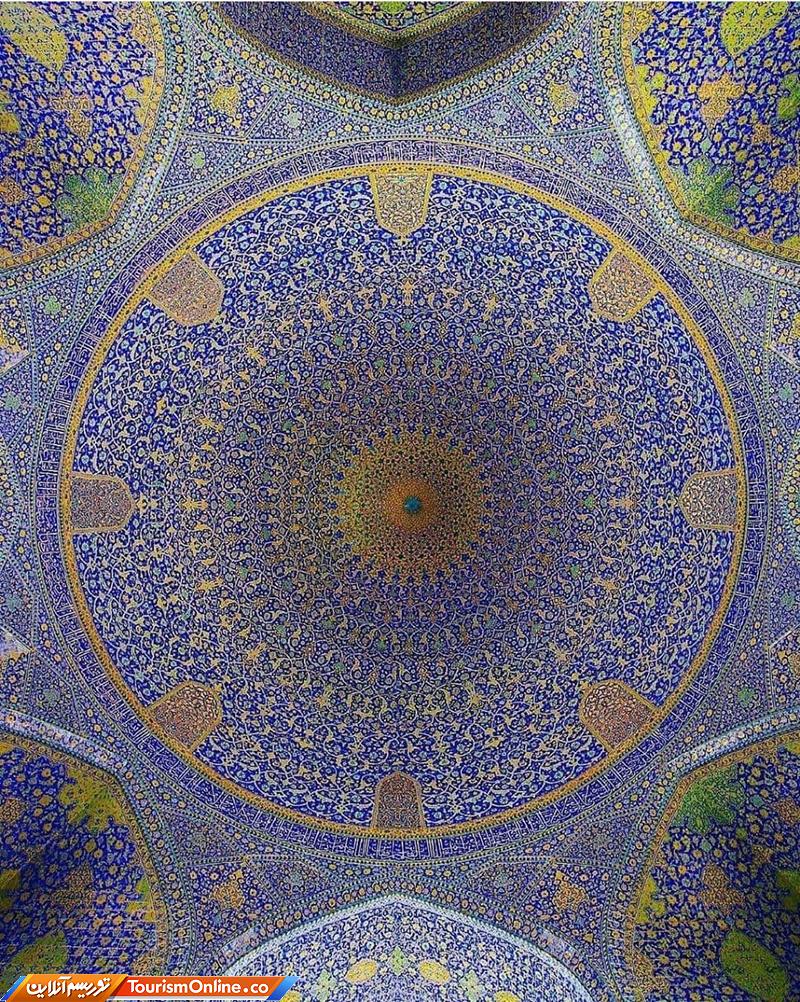 کاشی کاری مسجد جامع عباسی اصفهان